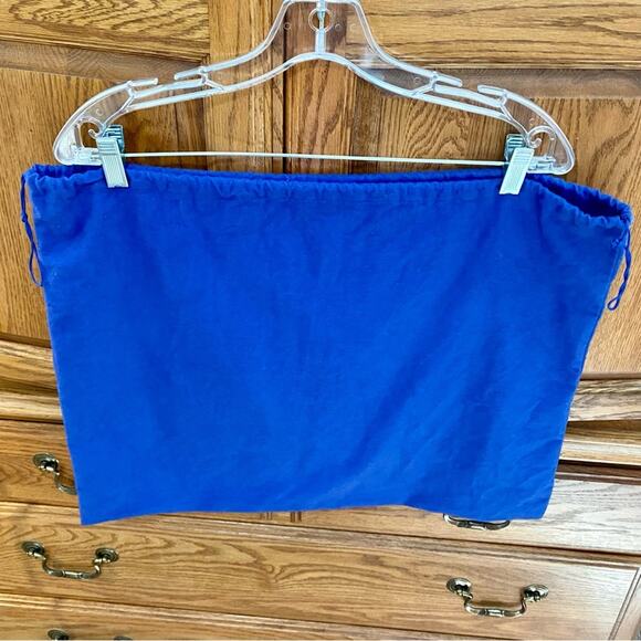 Stuart Weitzman Large Size Blue Purse Shoe Protector Dust Bag 18” x 21” Travel - Picture 5 of 8